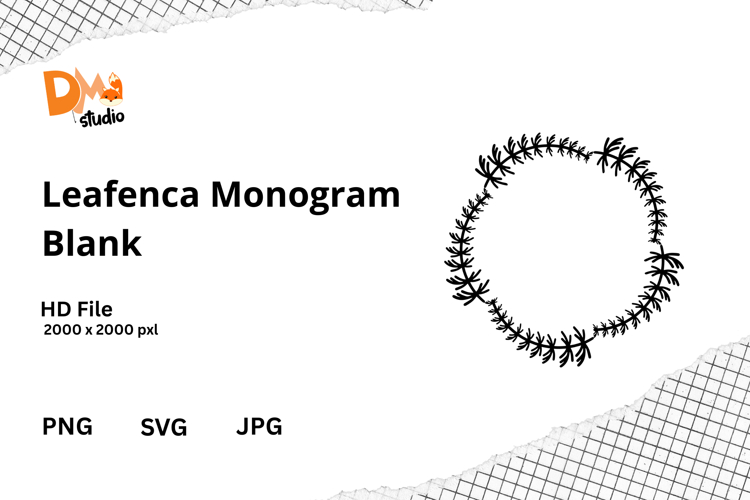 Floral Monogram Letter Svg Image 14