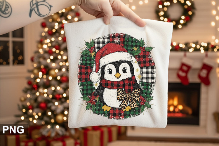 Christmas Penguin Clipart Image 16