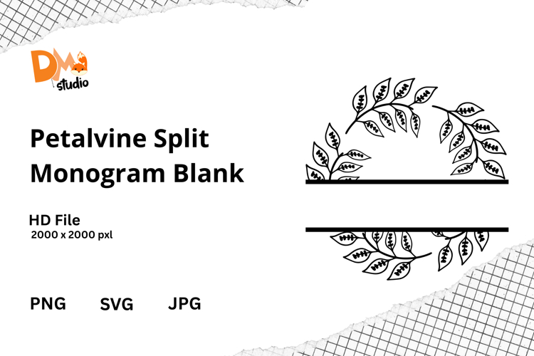 Floral Monogram Letter Svg Image 4