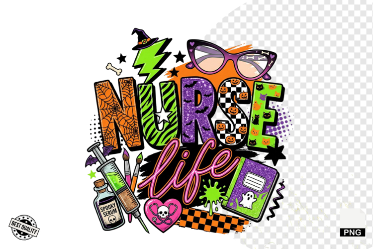 Halloween Nurse PNG Sublimation