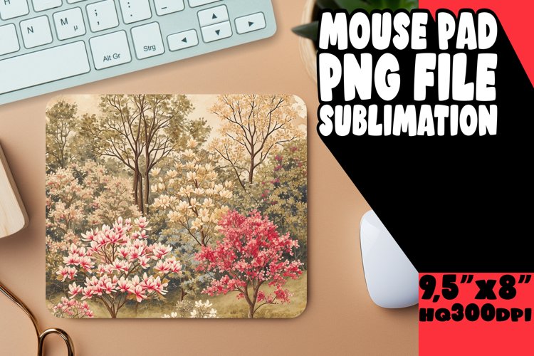 Spring Blossoms: Tree Pattern Mouse PaSpring Blossom Serenit