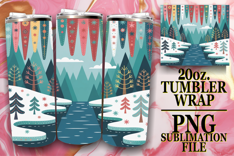 Christmas Tumbler Wrap Image 12