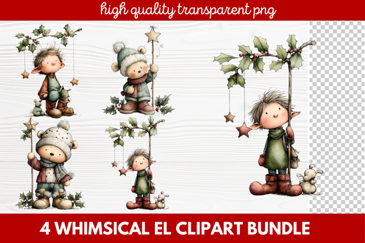 Cute Elf Clipart