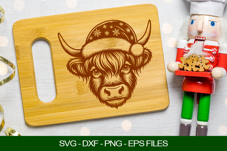 Christmas Cow Svg Image 2
