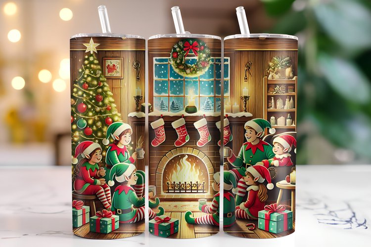 Christmas Tumbler Wrap | Sublimation | Tumblers