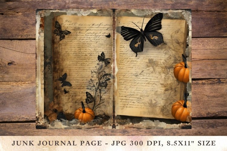 Printable Junk Journal Pages halloween 19