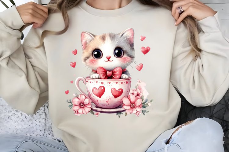 Cute Cat Clipart Image 16