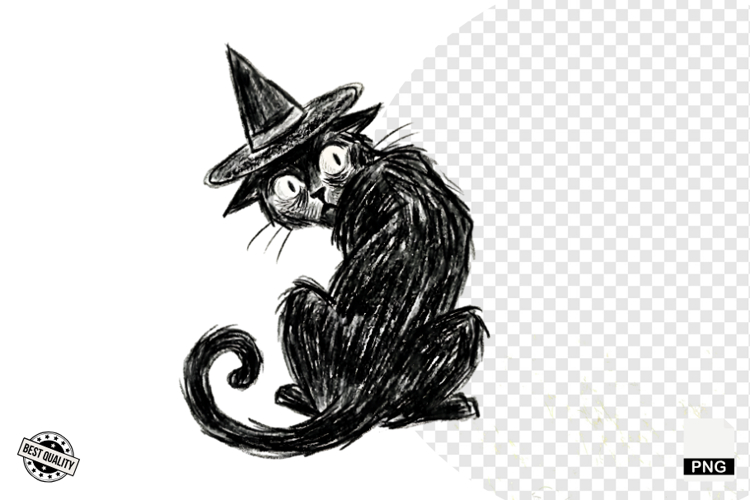 Halloween Cat Clipart Image 22