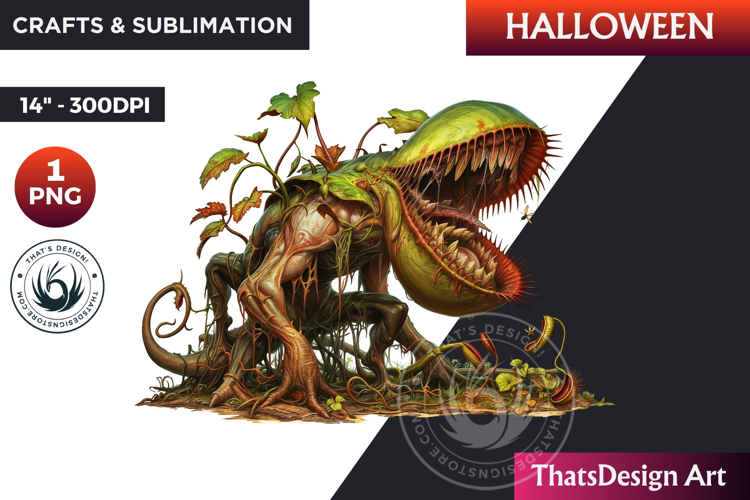 Spooky Halloween Character Clipart, Halloween clipart PNG example image 1