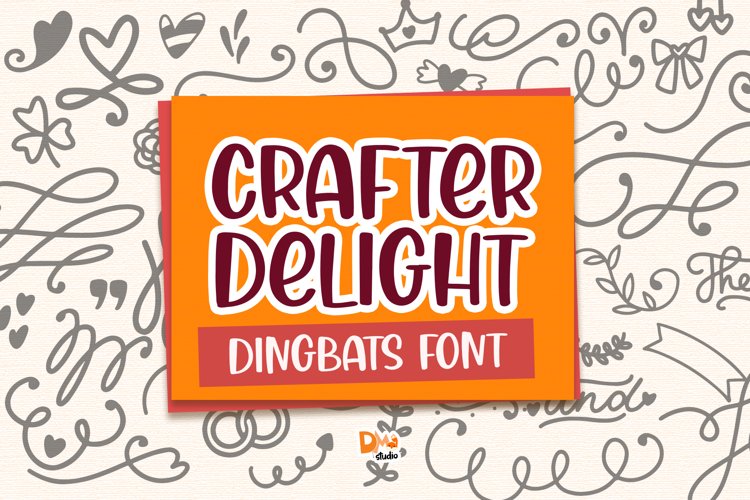 Crafter Delight Dingbats Font example image 1