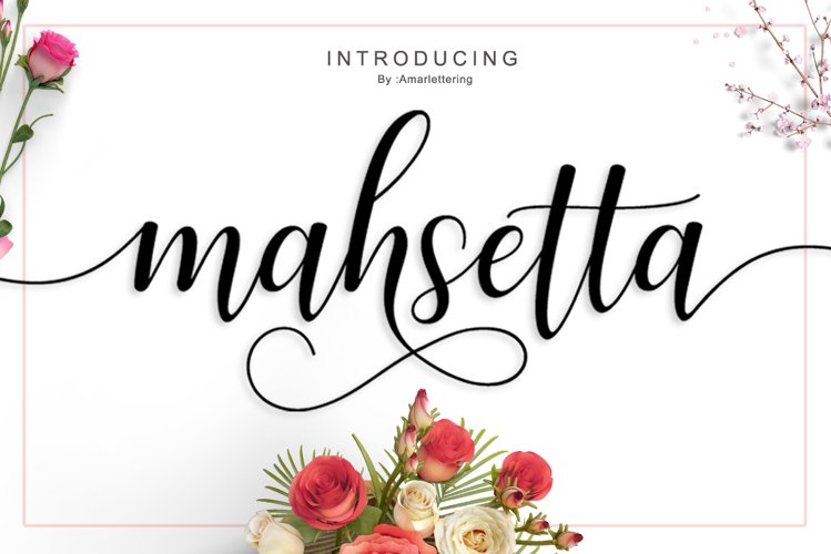 Web Font Mahsetta Script example image 1