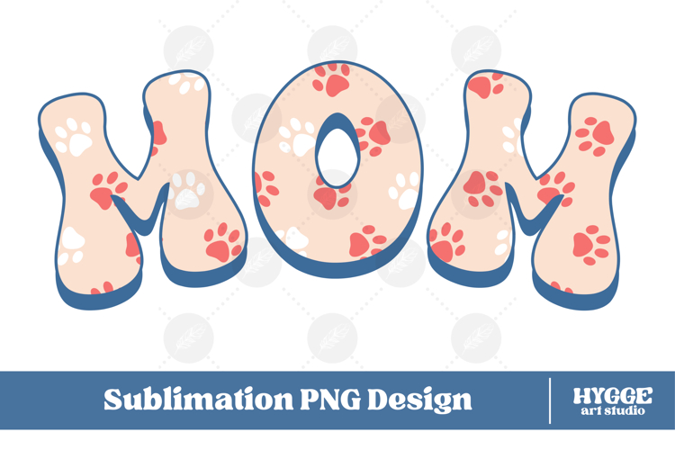 American Mom 4th of July USA Cat Dog Paw DTF Sublimation