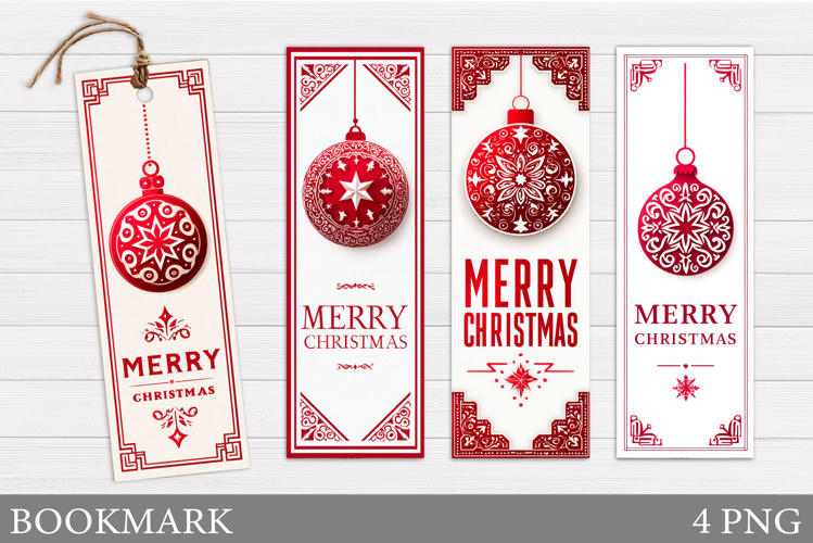 Merry Christmas Bookmark. Christmas Bookmark Sublimation