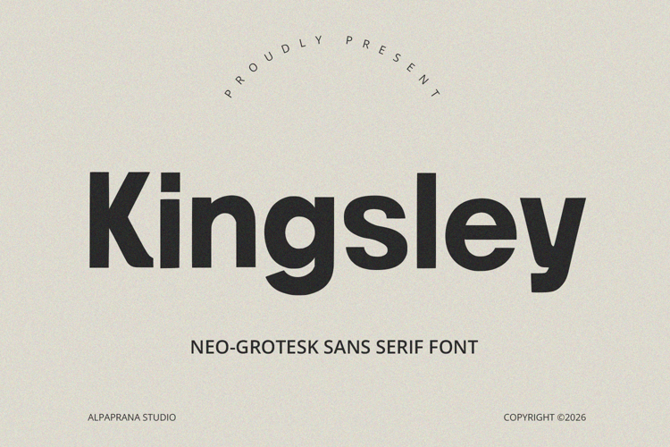 Kingsley - Serif Font