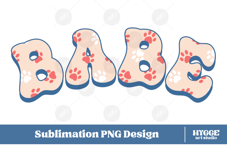 American Babe 4th of July USA Cat Dog Paw DTF Sublimation