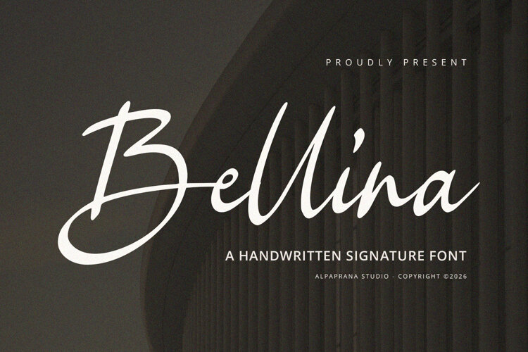 Bellina - Handwritten Font example image 1