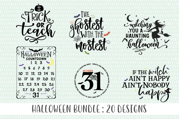 Halloween SVG Bundle example image 1