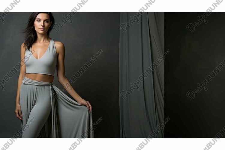 session grey studio backdrop example image 1