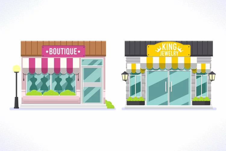 Store Facades Set