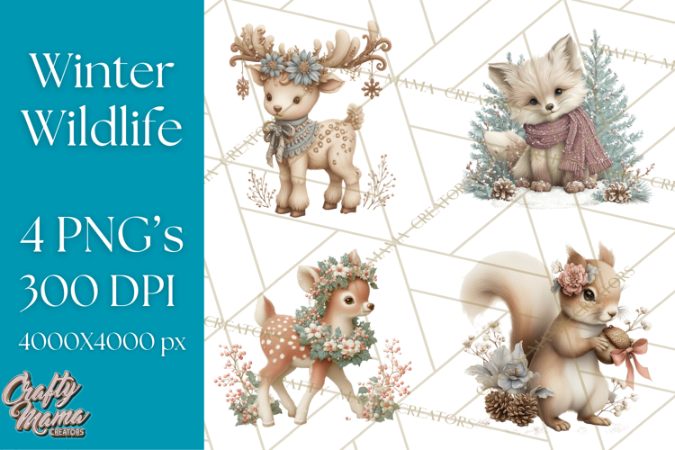 Winter Animals Clipart Image 14