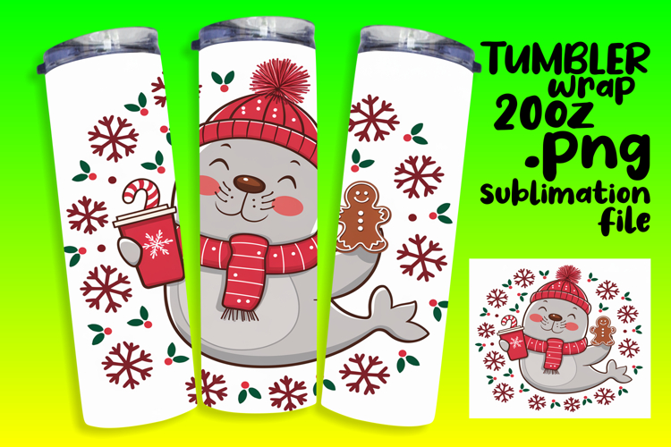 Christmas Tumbler Wrap Image 14