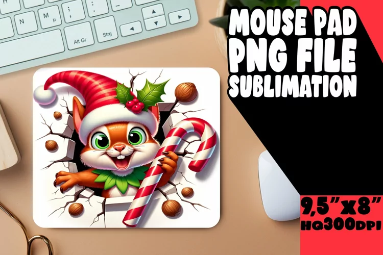 Magical 3D Hole in Wall Mousepad