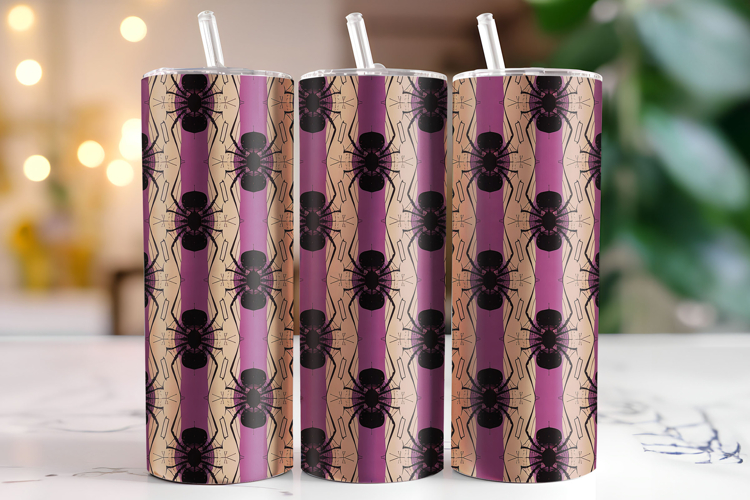 Halloween Spider Tumbler Wrap | Sublimation | Tumblers