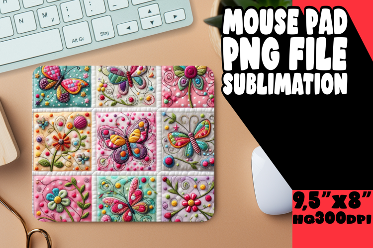Sweet Mouse Pad Sublimation Ideas, Patchwork