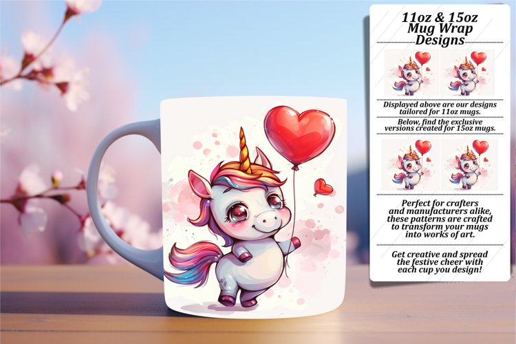 Spring Fantasy Unicorn Mug Marvels example image 1