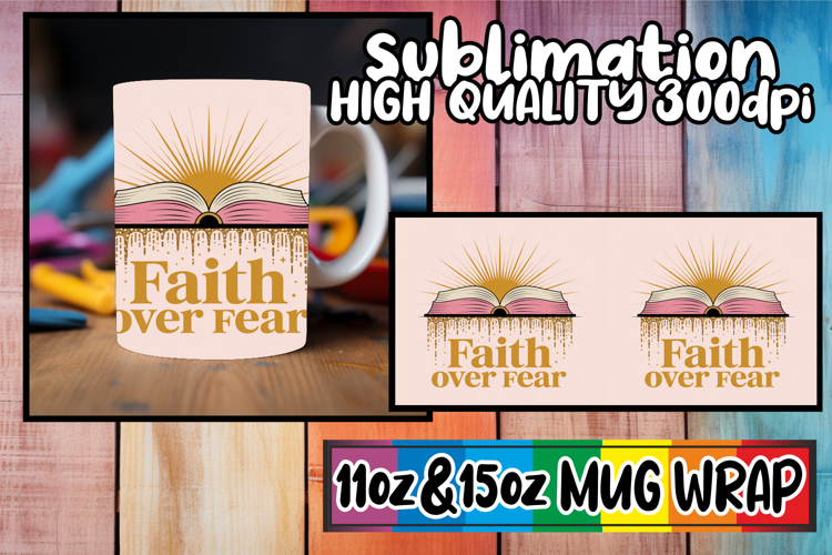 Gentle breezes 11oz 15oz mug wrap, Christian