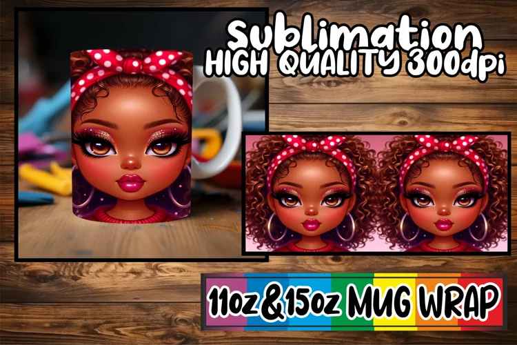 Vibrant adventures sublimation print wrap, Love Girl