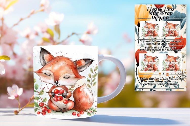 Colorful Critters Mug Wrap Collection