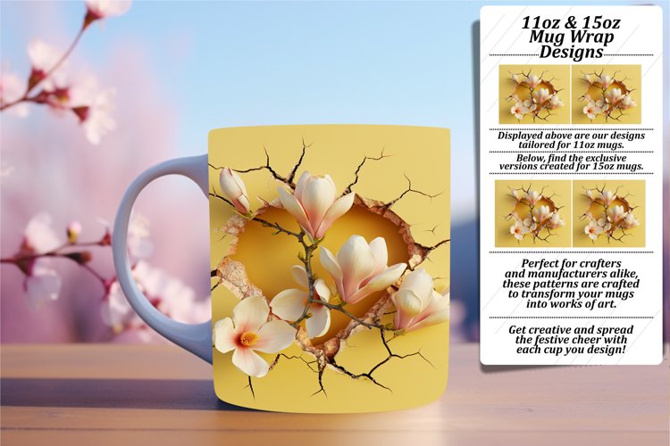 Loves Whimsy: 3D Mug Wrap Art