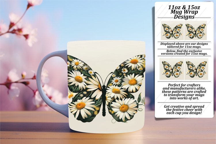 Spring Garden Butterfly Mug example image 1