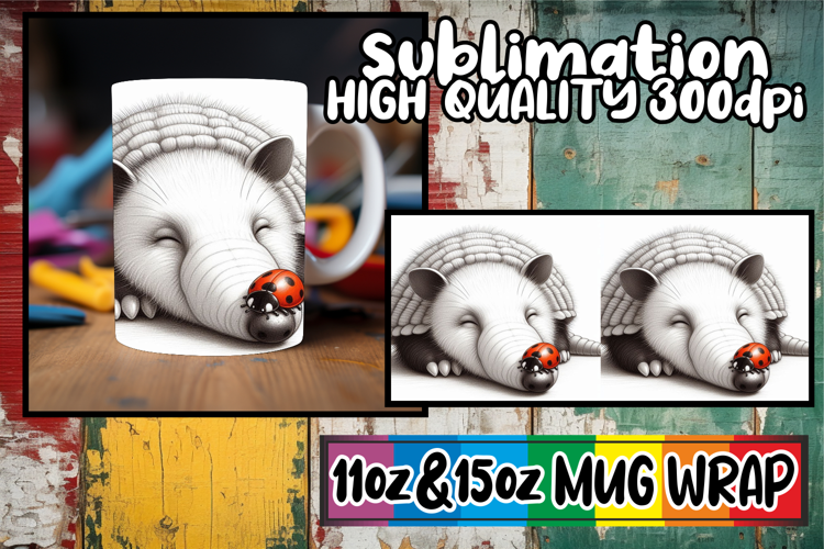 Timeless beauty 11oz 15oz sublimation wrap, Cute Animals