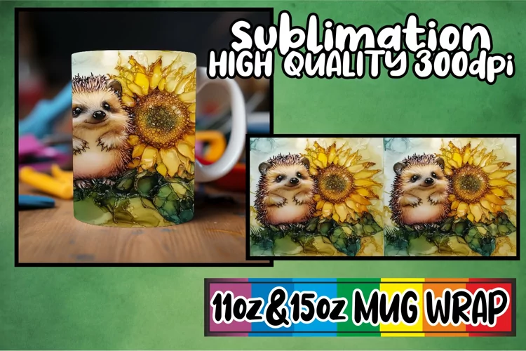 Heartfelt vibes 11oz 15oz sublimation wrap, Animals
