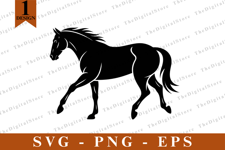 Horse Silhouette Image 9