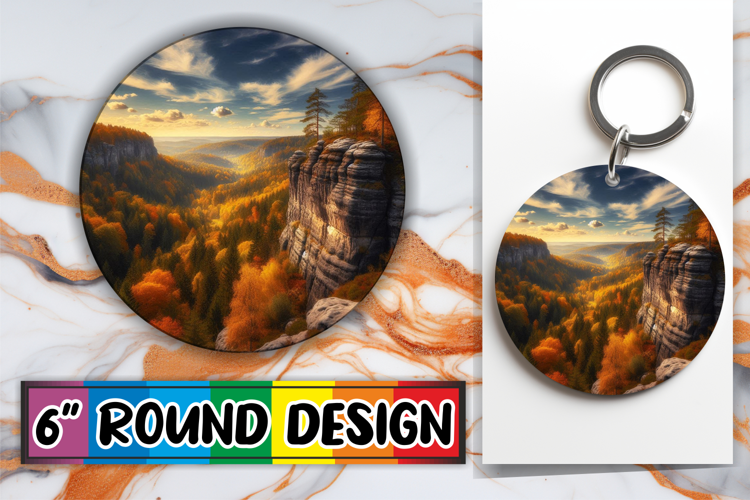 Playful Circle Designs for Gifts, Autumn
