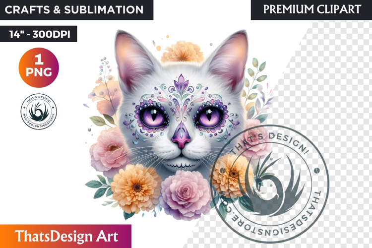 Sugar Skull Clipart Image 3
