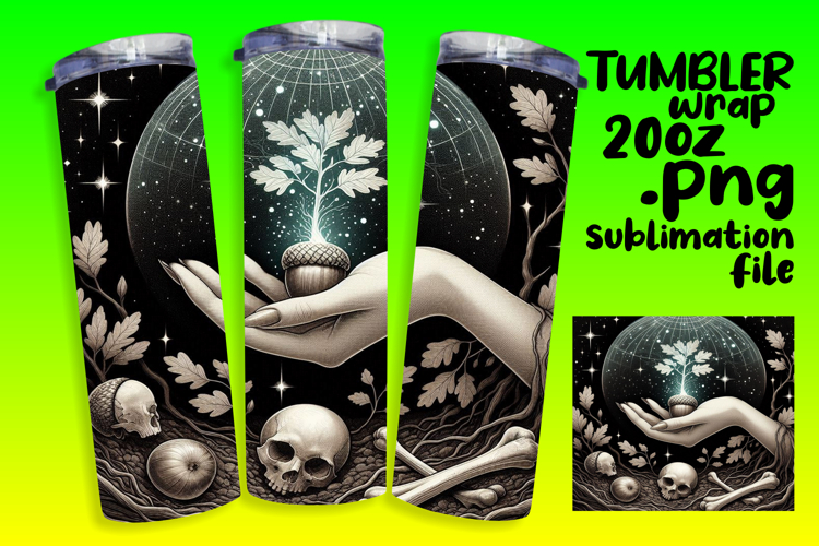 EYE-CATCHING 20oz Tumbler PNG , Mystic