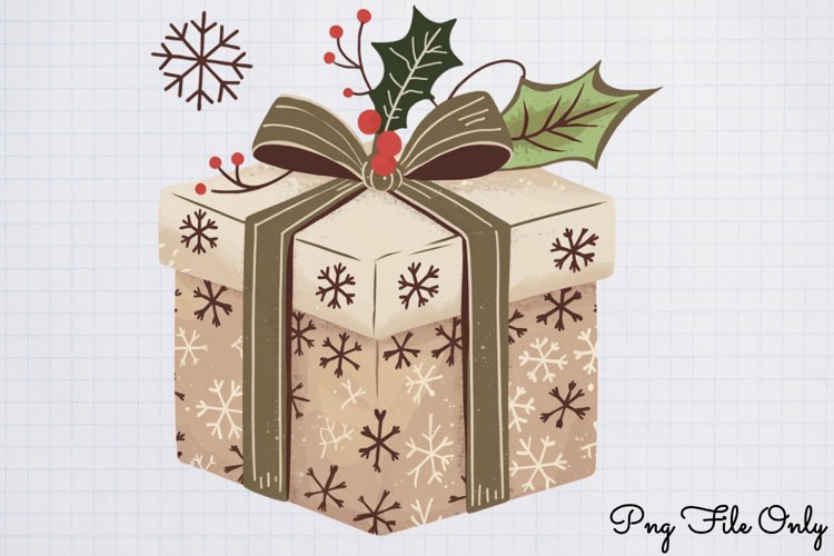 Boho Christmas Clipart Image 16