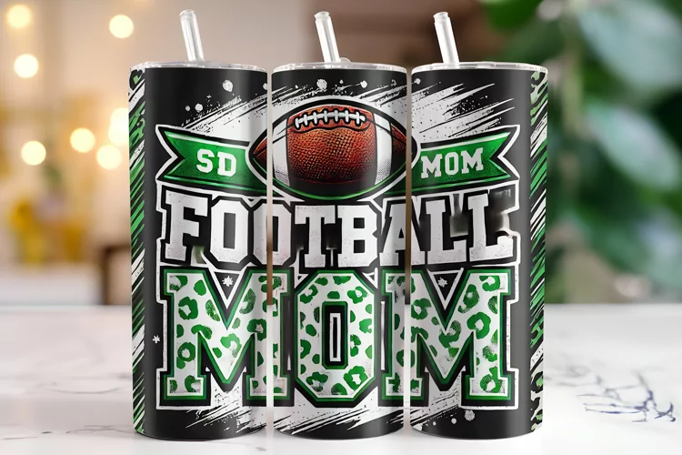Football Mom Tumbler Wrap | Sublimation | Tumblers