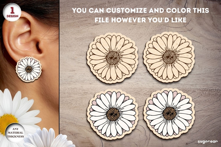 Boho Flower SVGs Image 22