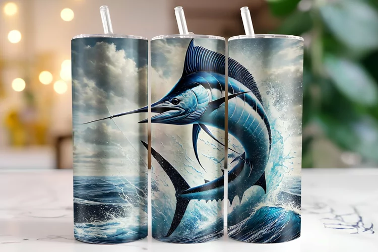 Fish Tumbler Wrap | Sublimation | Tumblers