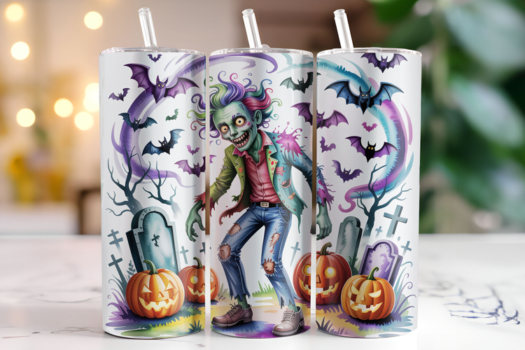 Happy Halloween Tumbler Wrap | Sublimation | Tumblers