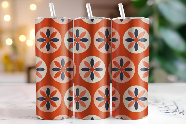 Flowers Tumbler Wrap | Sublimation | Tumblers