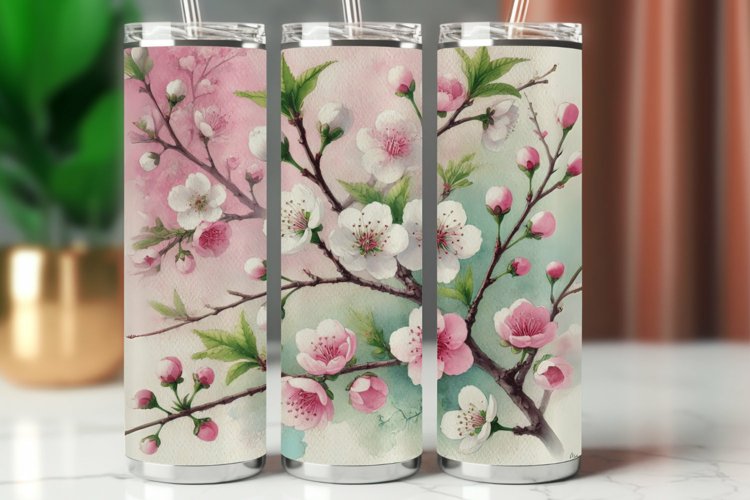 Spring Tumbler Wrap 20 oz - sakura