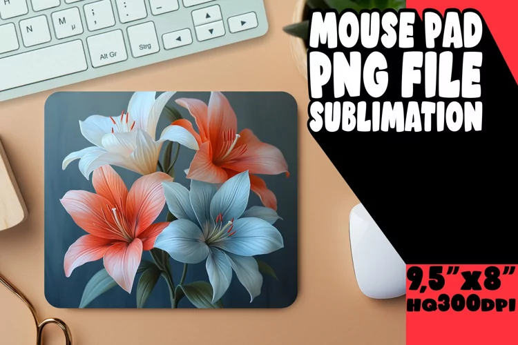 Radiant Bouquet: Bloom Mouse Pad