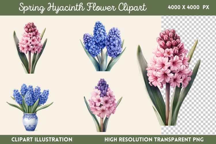 Blue Flower Clipart Image 20