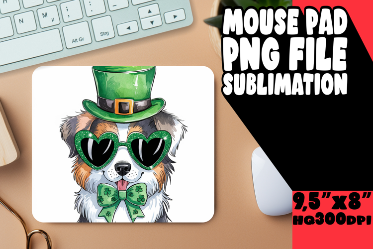 Whimsical MOUSE PAD Fun Designs, St Patrick
